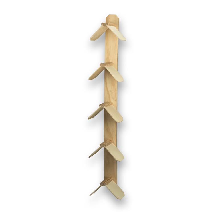 Poleiro de madeira de 5 andares para Pombos