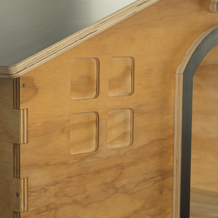 Casota de madeira Zenith Lite para cão