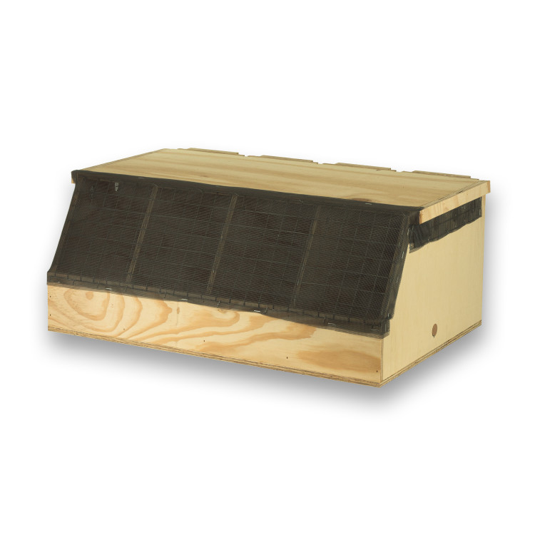 Transportadora de madeira Air Export Calm com 4 compartimentos para Papagaios