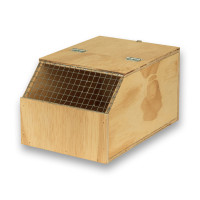 Transportadora de madeira Eco para aves de grande porte