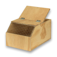 Transportadora de madeira Eco para aves de médio porte
