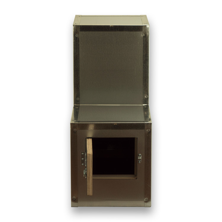 Ninho de madeira Full Metal para Papagaios Cinzentos