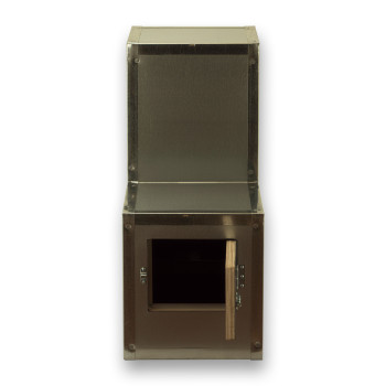 Ninho de madeira Full Metal para Papagaios Cinzentos