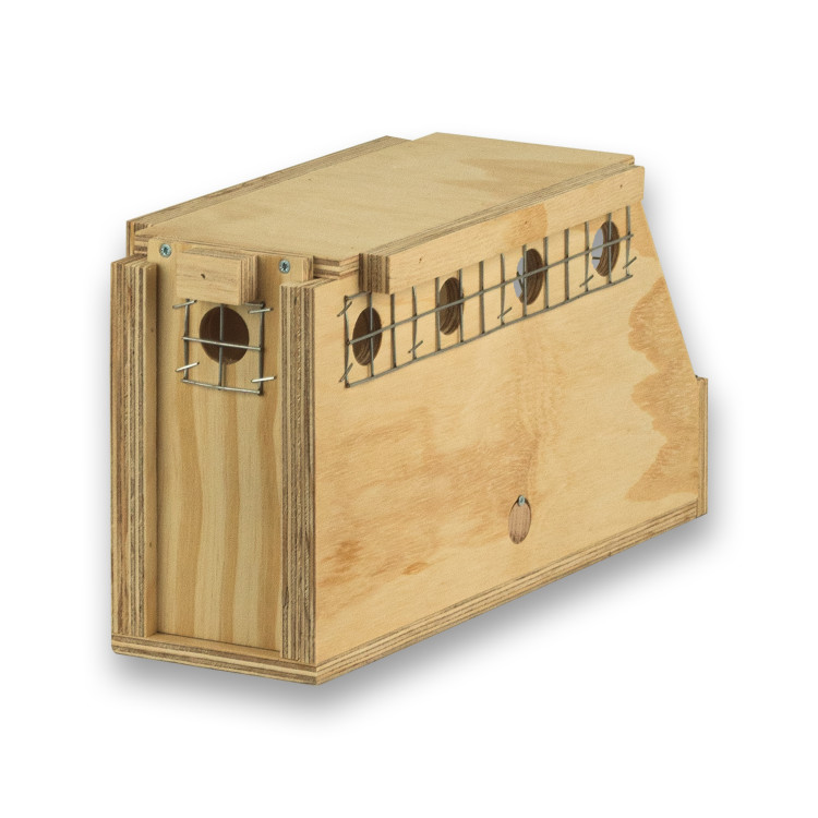 Transportadora de madeira Air Export com 1 compartimento para Ring Necks