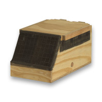 Transportadora de madeira Air Export Calm com 1 compartimento para Ring Necks