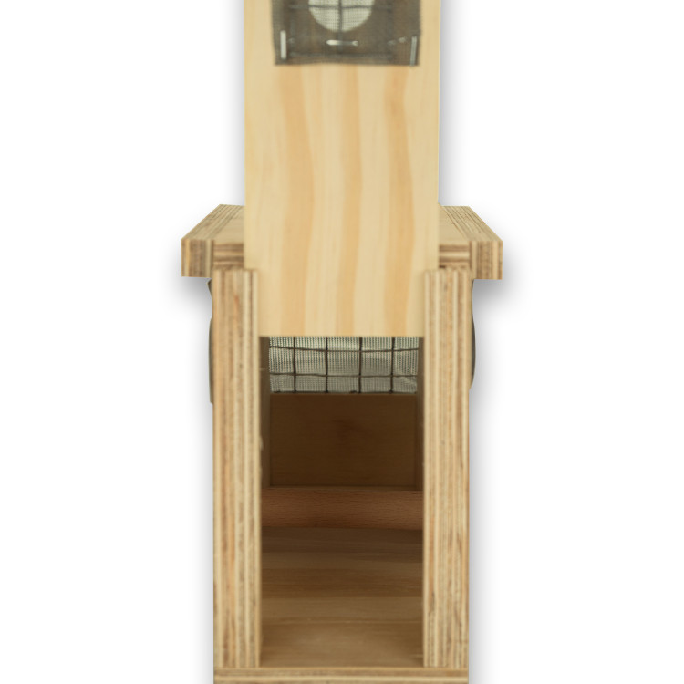 Transportadora de madeira Air Export Calm com 1 compartimento para Ring Necks