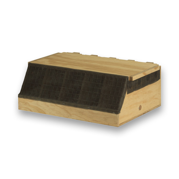 Transportadora de madeira Air Export Calm com 5 compartimentos para Ring Necks